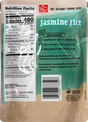 Harris Teeter™ Jasmine Quick Rice® Perspective: back