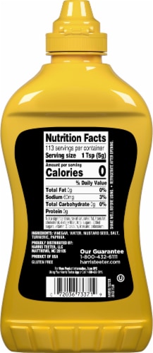Harris Teeter™ Yellow Mustard Perspective: back
