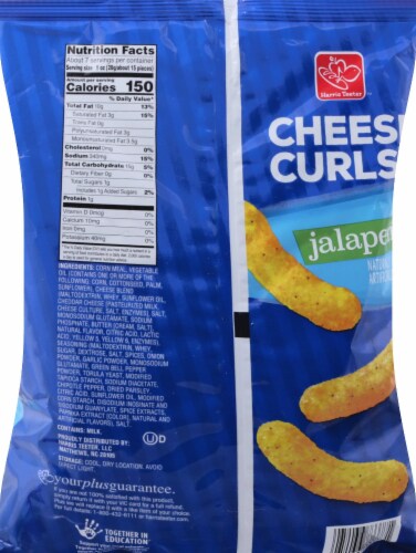 Harris Teeter™ Jalapeno Cheese Curls Perspective: back