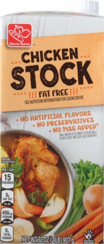 Harris Teeter™ Fat Free Chicken Stock Perspective: back