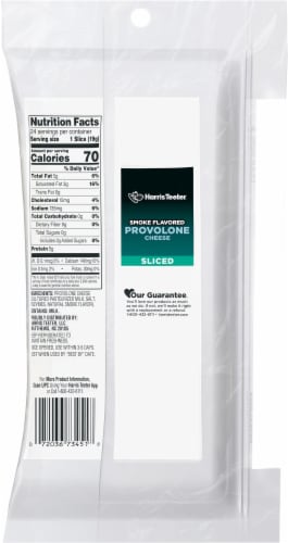 Harris Teeter™ Smoked Provolone Cheese Slices Perspective: back