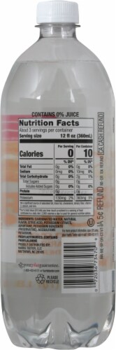 Harris Teeter™ Simply Clear Orange Cream Flavored Sparkling Bottled Water Perspective: back