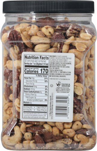 Harris Teeter™ Salted Mixed Nuts with Peanuts Perspective: back