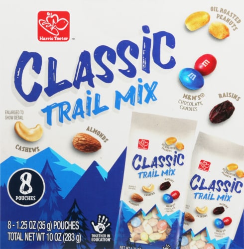 Harris Teeter™ Classic Trail Mix Snack Pouches Perspective: back
