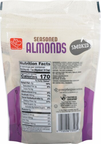Harris Teeter™ Smoked Seasoned Almonds Perspective: back