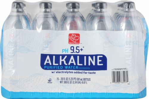 Harris Teeter™ PH 9.5+ Alkaline Purified Water With Electrolytes Perspective: back