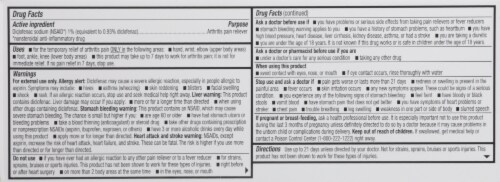 Harris Teeter Diclofenac Sodium Arthritis Pain Reliever Gel Perspective: back