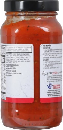 HT Traders™ Low Sodium Marinara Pasta Sauce Perspective: back