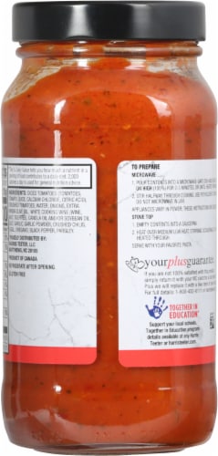 HT Traders™ Hot & Spicy Fra Diavolo Pasta Sauce Perspective: back