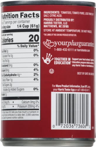 Harris Teeter™ Crushed Tomatoes in Puree Perspective: back