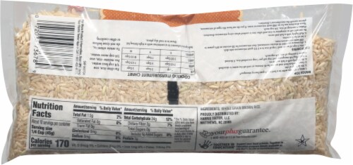 Harris Teeter Whole Grain Brown Rice Perspective: back