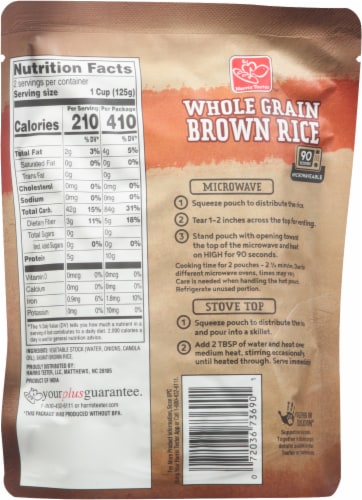 Harris Teeter® 90 Second Brown Rice Perspective: back