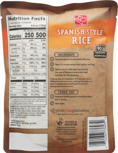 Harris Teeter™ Spanish Style Rice Perspective: back