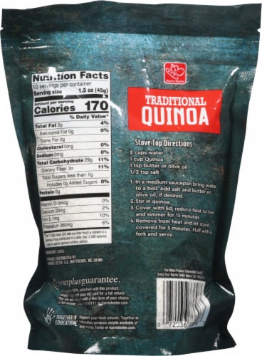 Harris Teeter™ Quinoa Perspective: back