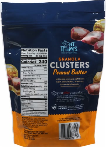 Harris Teeter™ Peanut Butter Granola Clusters Perspective: back
