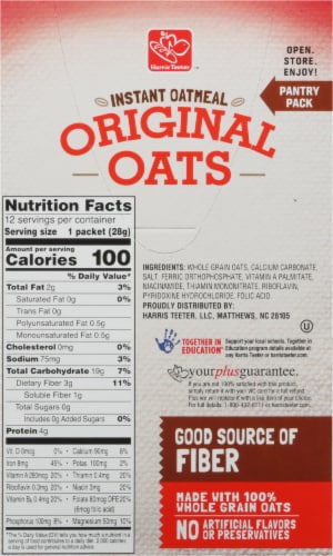 Harris Teeter™ Original Instant Oatmeal