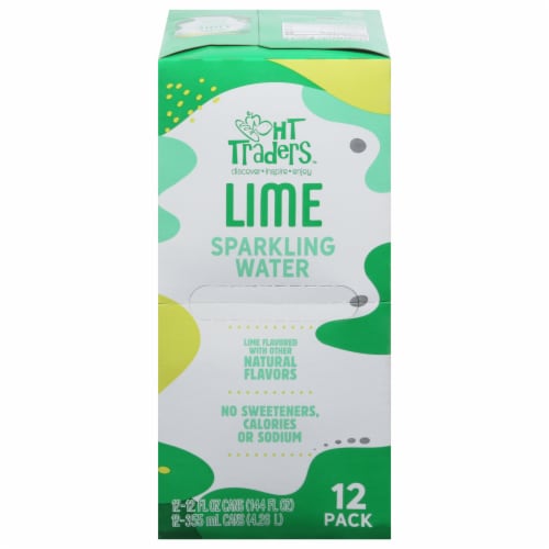 HT Traders Lime Sparkling Water Perspective: back