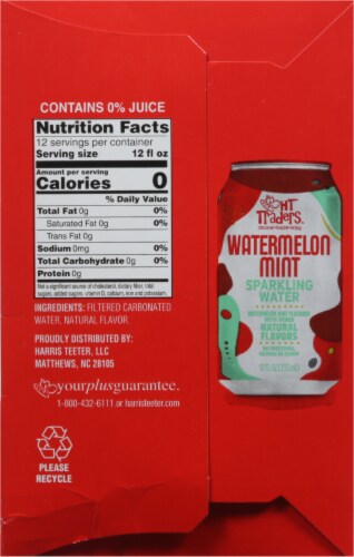 HT Traders Watermelon Mint Sparkling Water Perspective: back