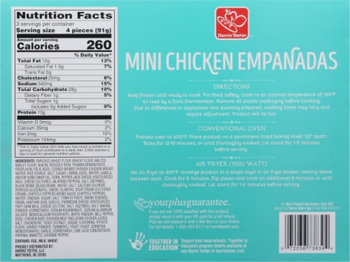Harris Teeter™ Mini Chicken Empanadas Perspective: back