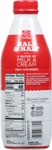 Harris Teeter™ Half & Half Milk and Cream Blend Perspective: back