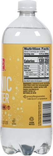 Harris Teeter™ Tonic Bottled Water Perspective: back