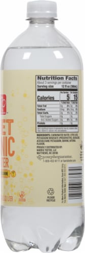 Harris Teeter™ Diet Tonic Bottled Water Perspective: back