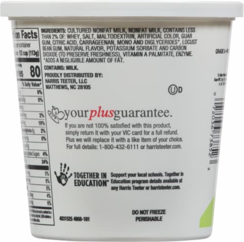 Harris Teeter™ Fat Free Small Curd Cottage Cheese Perspective: back