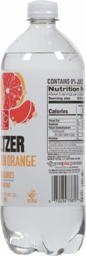 Harris Teeter™ Mandarin Orange Seltzer Perspective: back