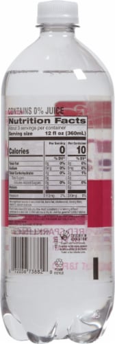 Harris Teeter™ Simply Clear Black Cherry Flavored Sparkling Bottled Water Perspective: back