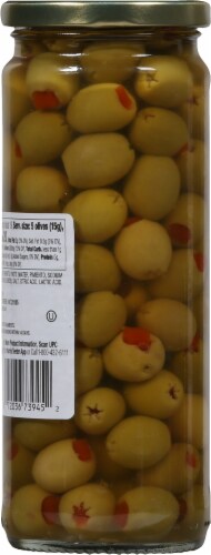Harris Teeter™ Spanish Stuffed Manzanilla Olives Perspective: back