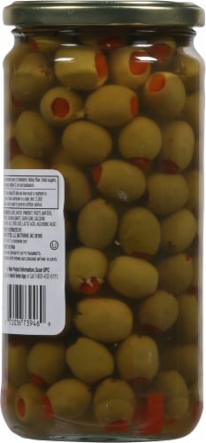 Harris Teeter™ Spanish Stuffed Manzanilla Olives Perspective: back