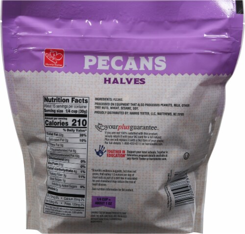 Harris Teeter™ Pecans Halves Perspective: back