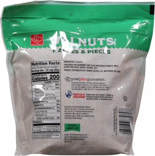 Harris Teeter™ Walnut Halves & Pieces Perspective: back
