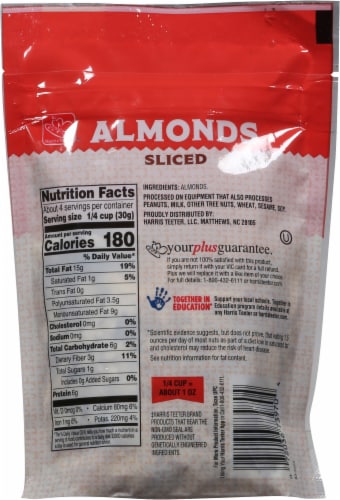 Harris Teeter™ Almonds Sliced Perspective: back