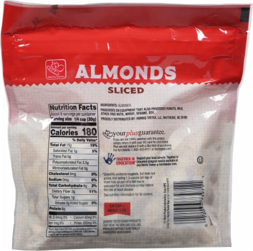 Harris Teeter™ Sliced Almonds Perspective: back