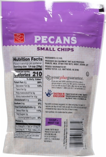 Harris Teeter™ Small Chips Pecans Perspective: back