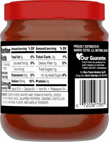 Harris Teeter® Hot Thick & Chunky Salsa Perspective: back