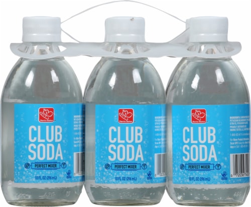 Harris Teeter® Perfect Mixer Club Soda Glass Bottles Perspective: back