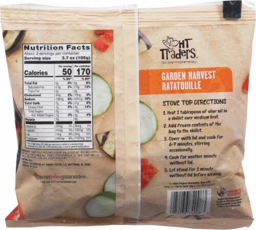 HT Traders Graden Harvest Ratatouille Frozen Vegetables Perspective: back