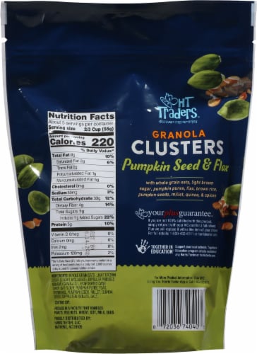 HT Traders Clusters Pumpkin Seed & Flax Granola Perspective: back