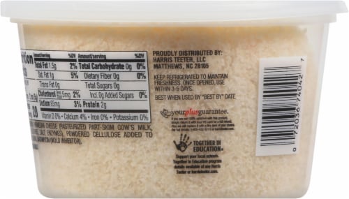 Harris Teeter™ Grated Parmesan Cheese Perspective: back