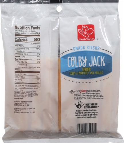 Harris Teeter™ Colby Jack Cheese Snack Sticks Perspective: back