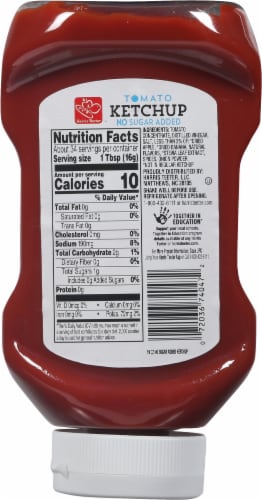 Harris Teeter Tomato Ketchup Perspective: back