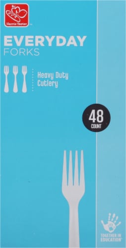 Harris Teeter™ Heavy Duty Everyday Forks Perspective: back