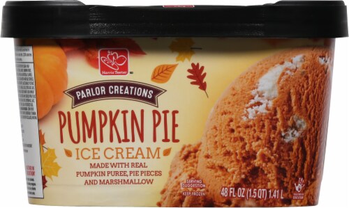 Harris Teeter™ Parlor Creations Pumpkin Pie Ice Cream Perspective: back