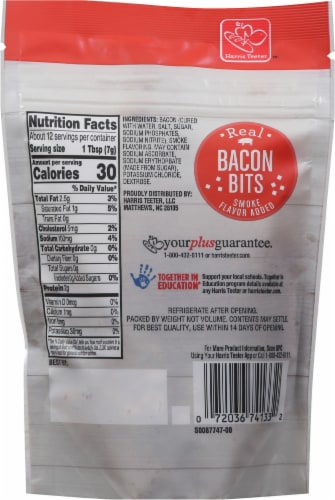 Harris Teeter™ Bacon Bits Perspective: back