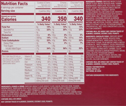 Harris Teeter™ Chocolate Toaster Treats Variety Pack Perspective: back
