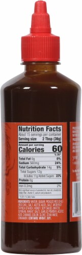 HT Traders™ Honey Garlic Sriracha Sauce Perspective: back
