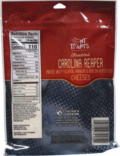 HT Traders Carolina Reaper Shredded Cheese Perspective: back