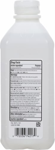 Harris Teeter™ 91% Isopropyl Alcohol Perspective: back